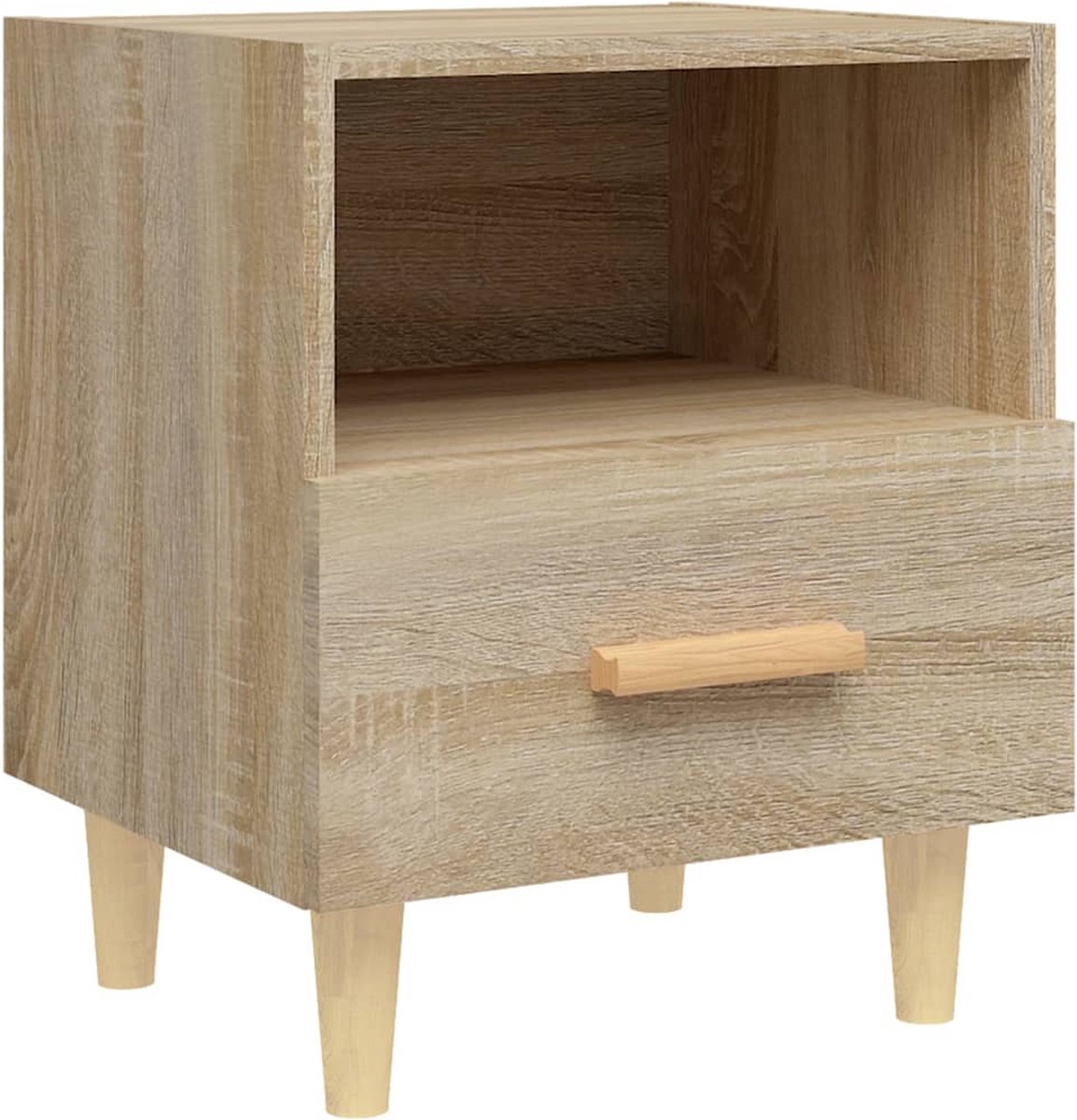 Vidaxl Nachtkastjes 2 St 40x35x47 Cm Sonoma Eikenkleurig - Bruin