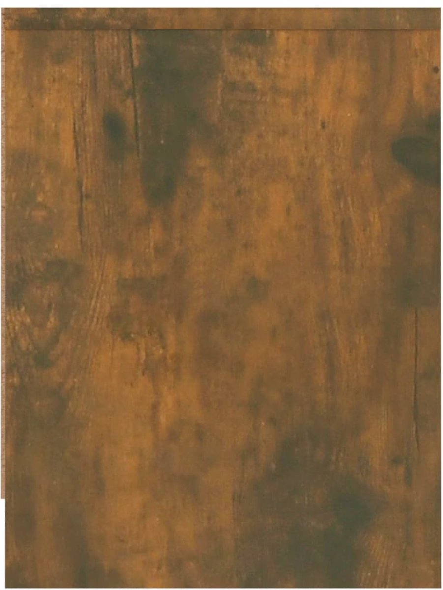 Vidaxl Nachtkastje 40x30x40 Cm Bewerkt Hout Gerookt Eikenkleurig - Bruin