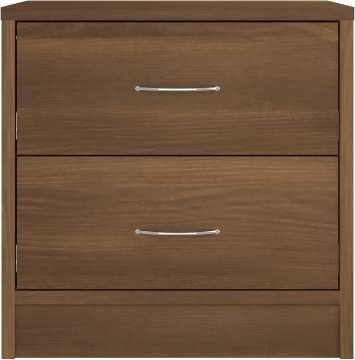 Vidaxl Nachtkastje 40x30x40 Cm Bewerkt Houteikenkleurig - Bruin