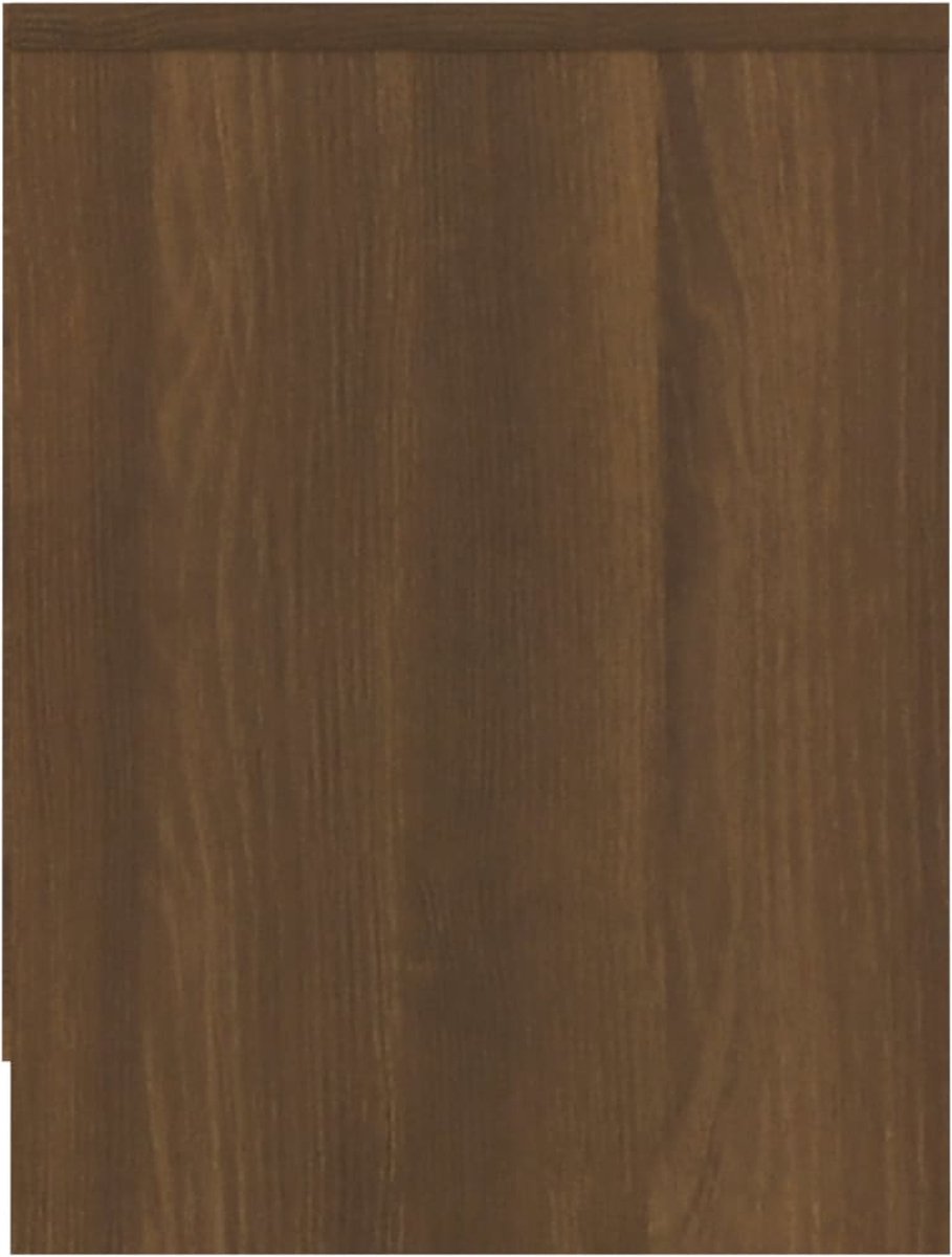 Vidaxl Nachtkastje 40x30x40 Cm Bewerkt Houteikenkleurig - Bruin