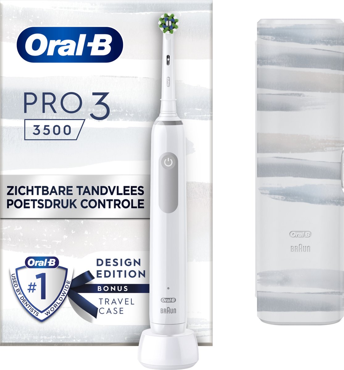 Oral B Oral-b Pro 3 3500 - Elektrische Tandenborstel - Wit