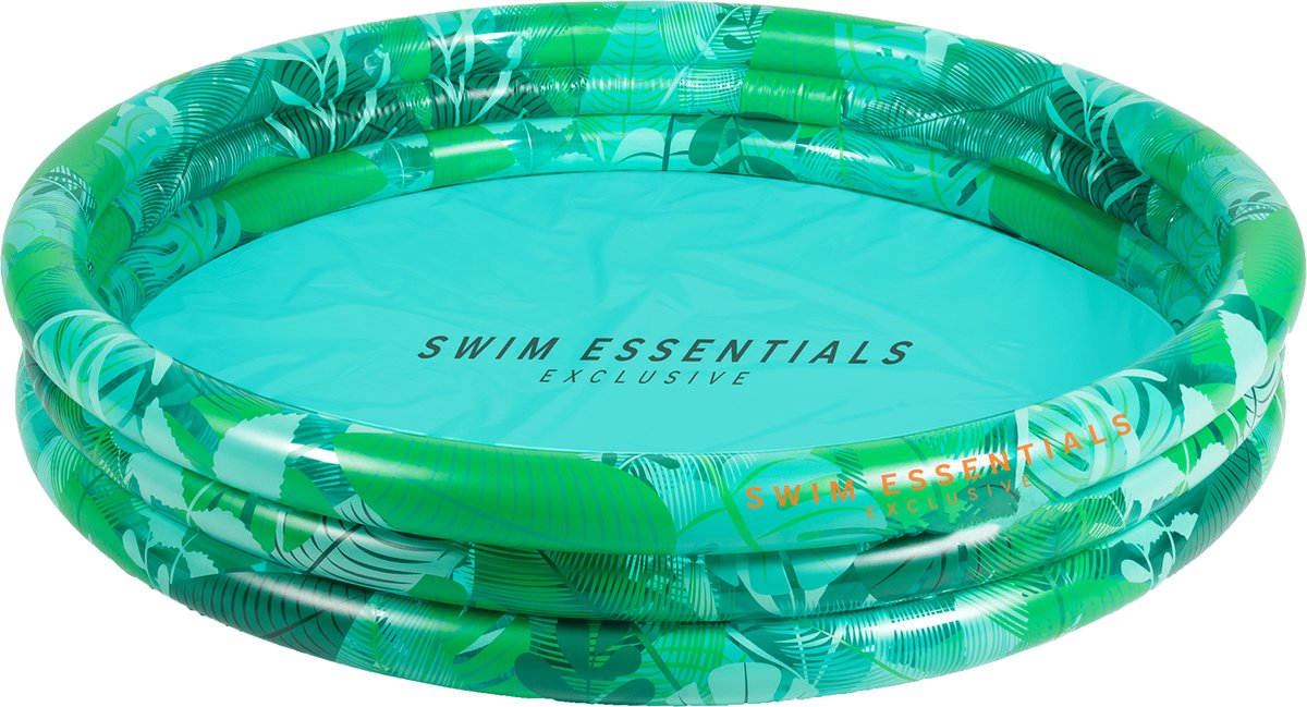 Swim Essentials Opblaasbaar Kinderzwembad Tropical 3 Ringen - 150 Cm