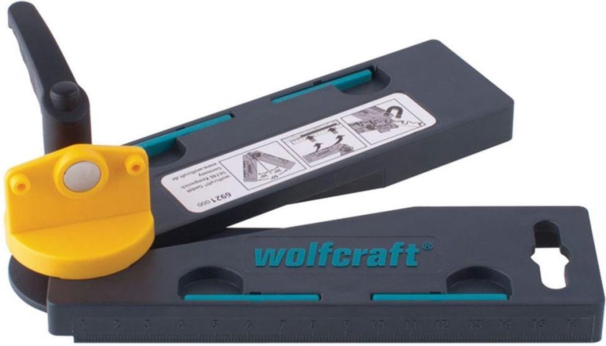 Wolfcraft Winkelhaak Met Geïntegreerde Aanslaghoek 6921000