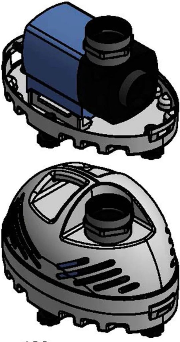 Ubbink Vijverpomp Cascademax 14000 120 W 1351319 - Grijs