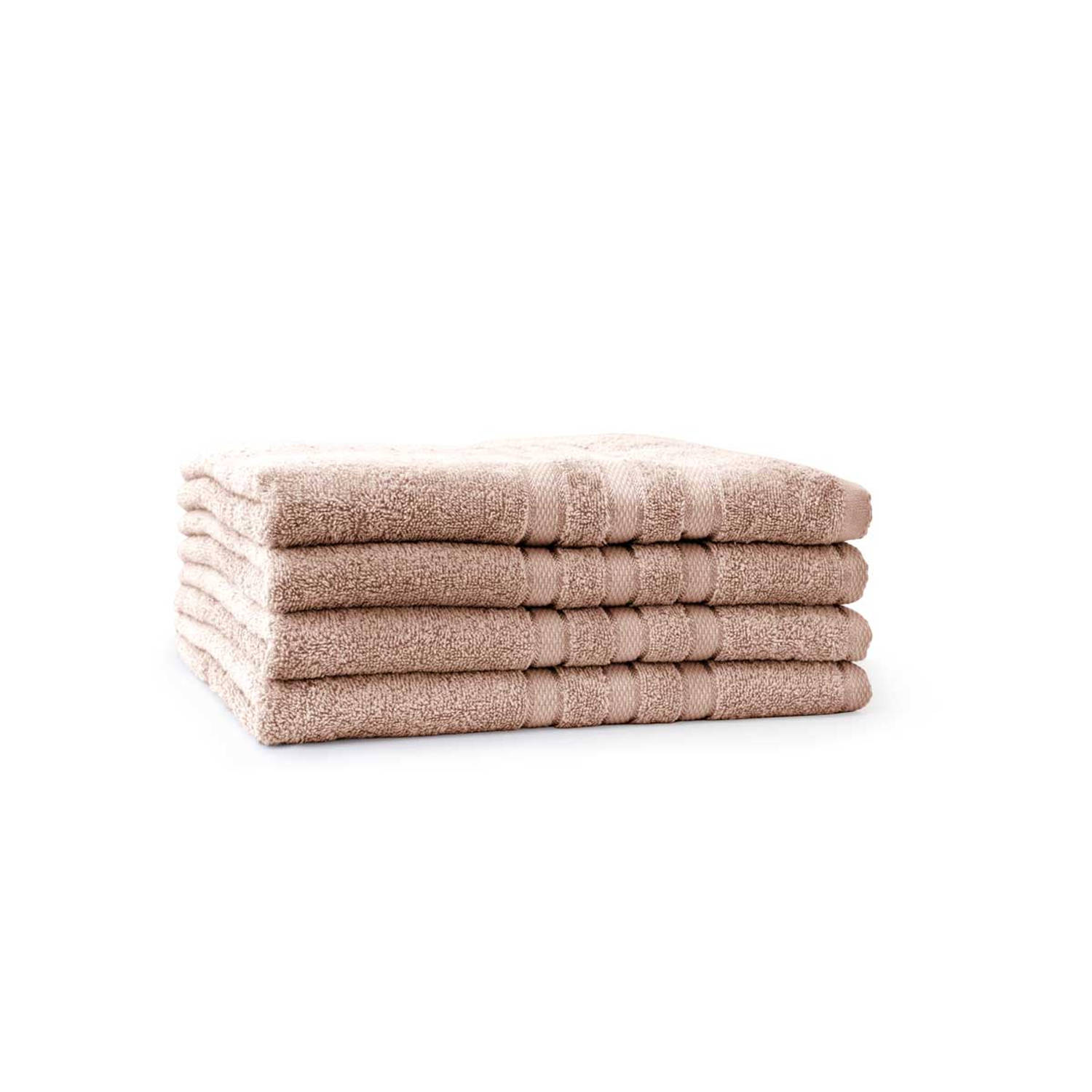 Linnick Pure Douchelaken 70x140cm - Nude - Set Van 4