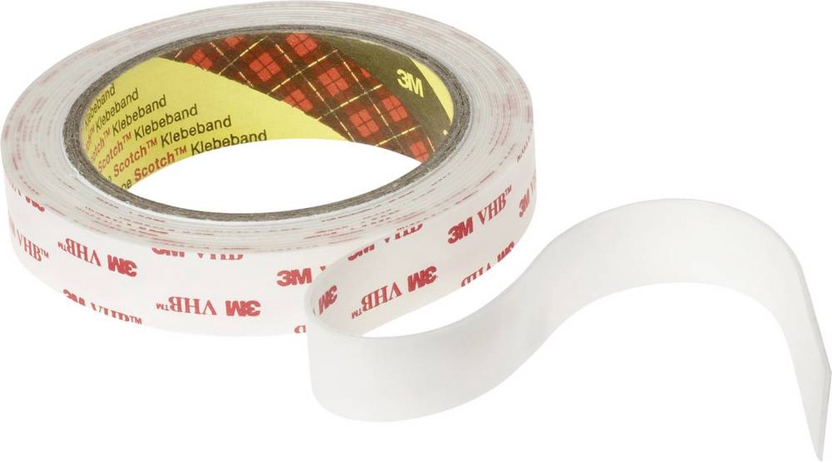 3M™ 4952P 4952193 Dubbelzijdige tape 4952P (l x b) 3 m x 19 mm 3 m - Wit