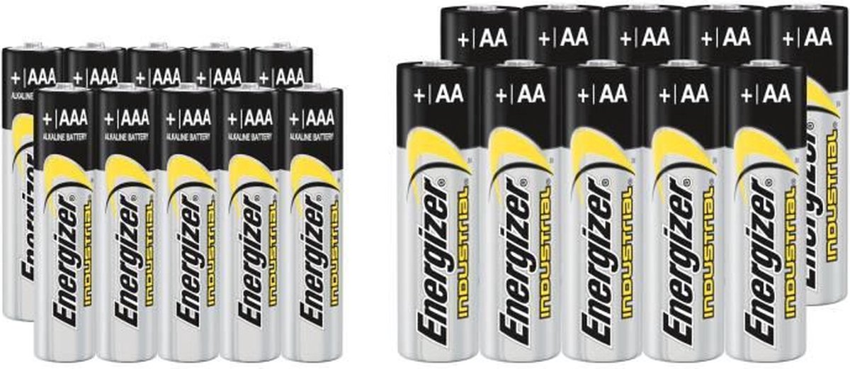 Energizer Industrial Alkaline Batterij Aa/lr06/e91, 10 Stuks