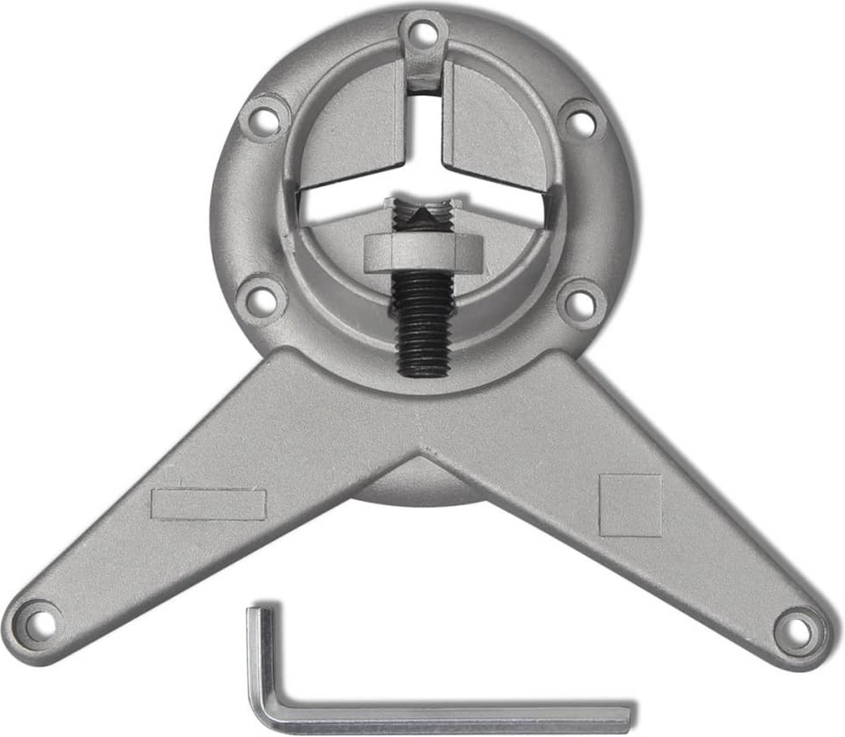 Tafelpoten In Hoogte Verstelbaar Chroom 710 Mm 4 St - Silver