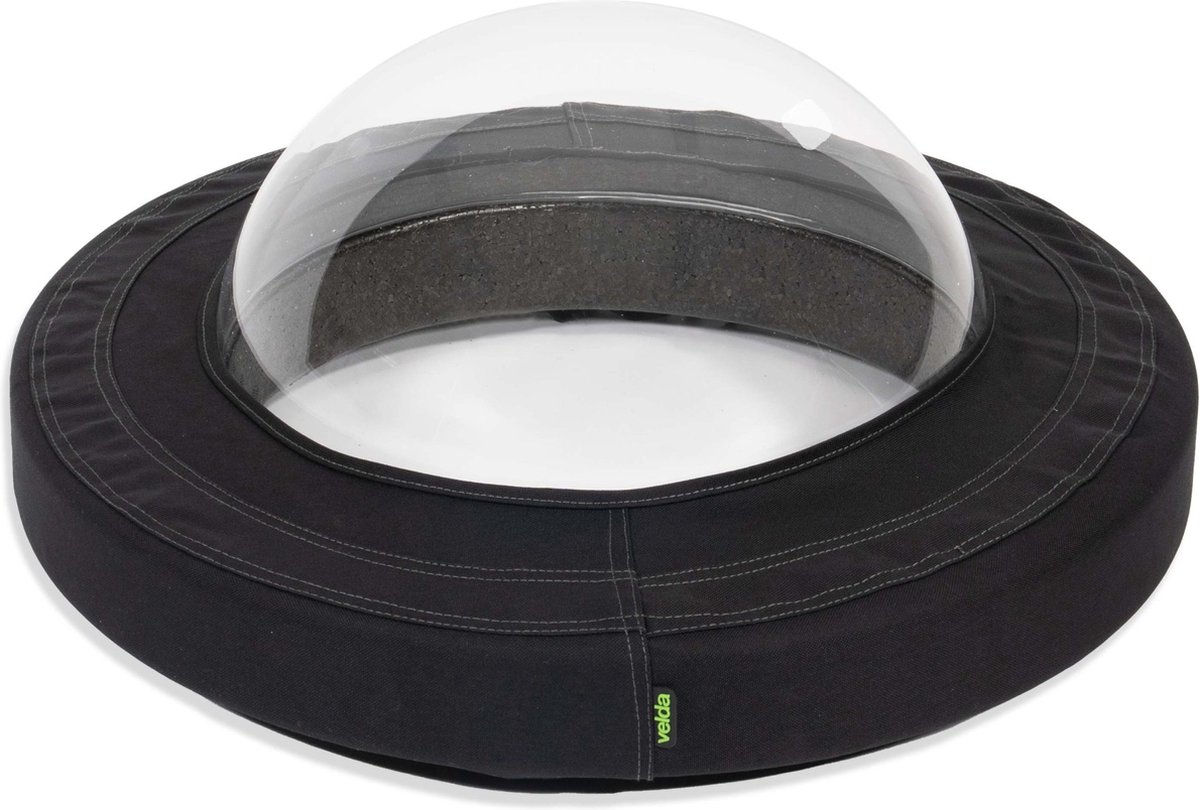 Velda Floating Fish Dome Doorkijkbol M - Zwart