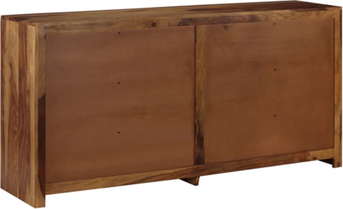 Vidaxl Ladekast 160x40x80 Cm Massief Sheeshamhout - Bruin