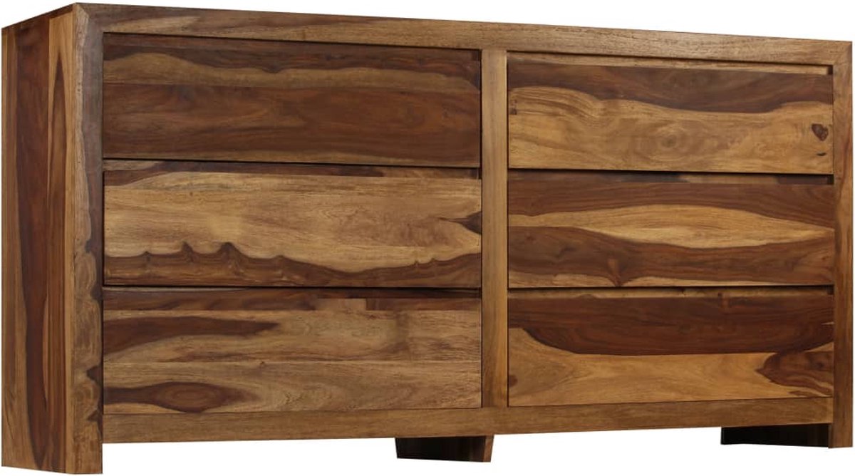 Vidaxl Ladekast 160x40x80 Cm Massief Sheeshamhout - Bruin