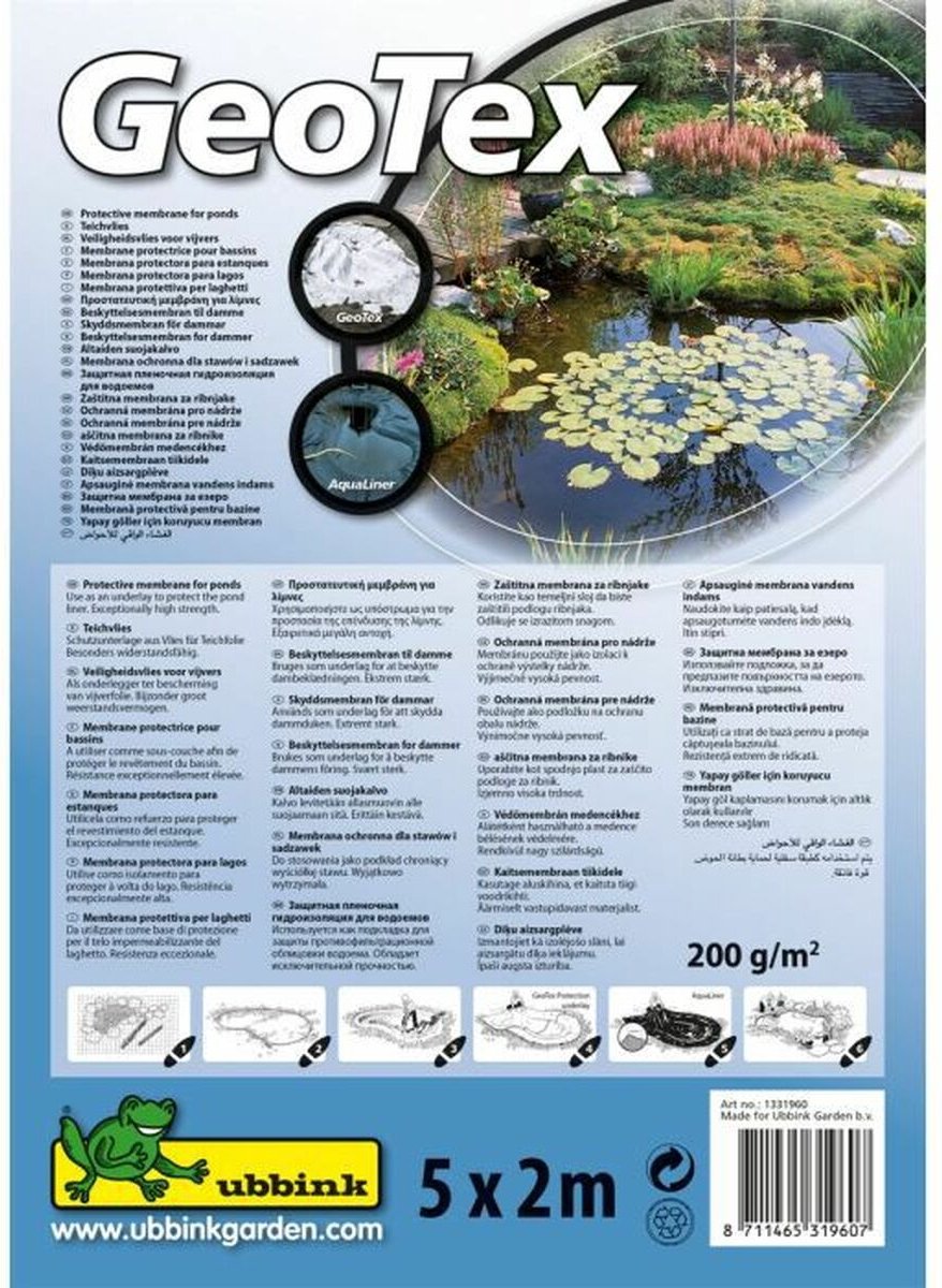 Ubbink Synthetische Onderlaag 5x2 M 200 G/m² Wit 1331960