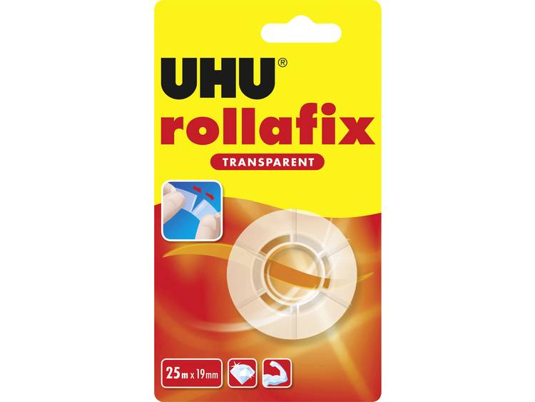UHU rollafix refill 36945 Plakband Transparant (l x b) 25 m x 19 mm 25 m