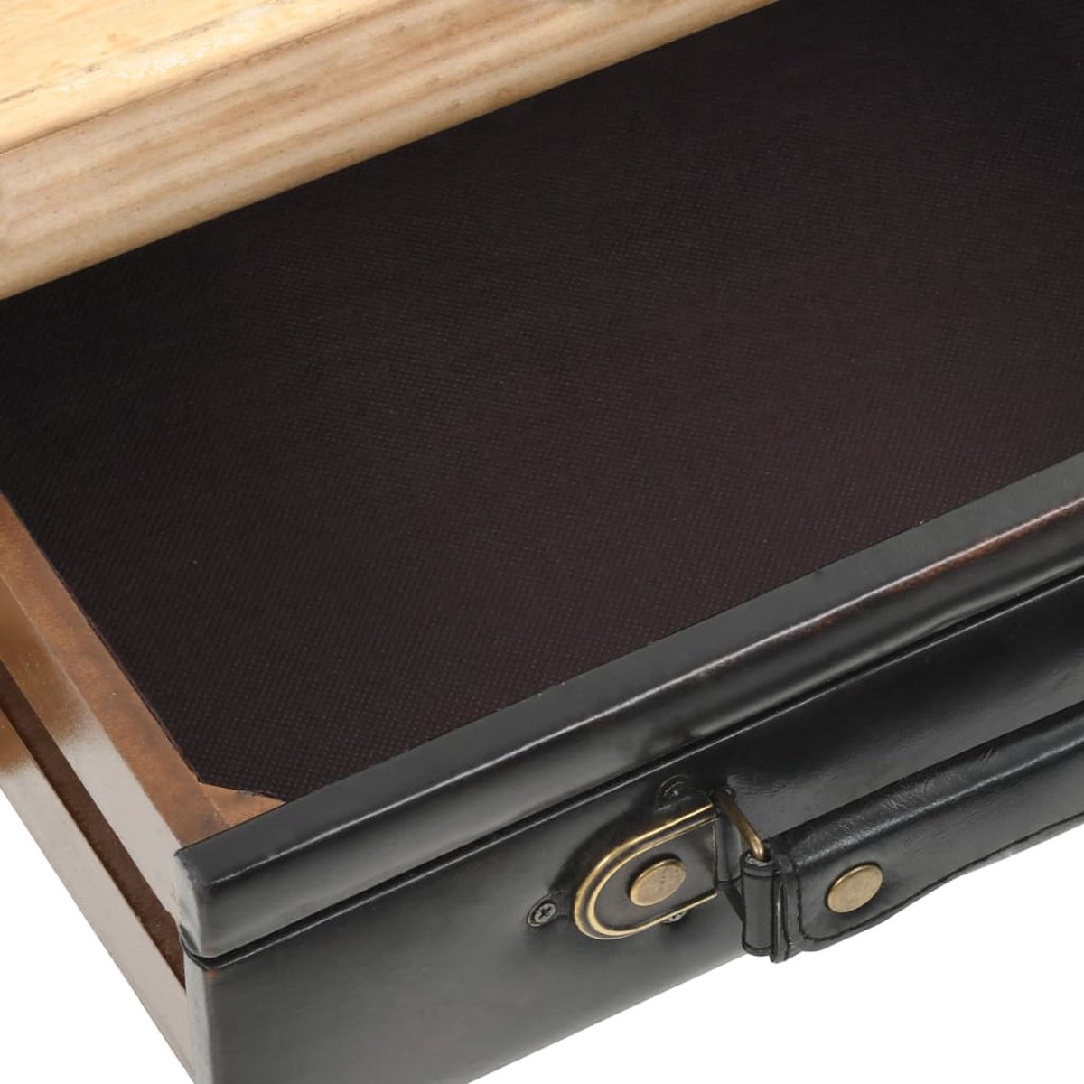 Vidaxl Ladekast 80x36x75 Cm Massief Vurenhout - Bruin