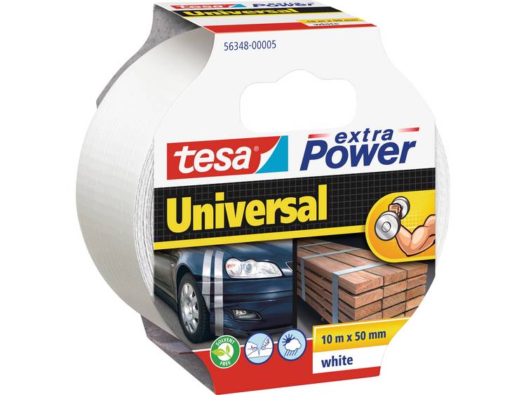 Tesa 56348-05-05 Textieltape Extra Power (l x b) 10 m x 50 mm 10 m - Wit