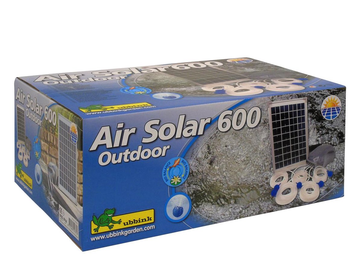 Ubbink Beluchtingspomp Voor Buiten Air Solar 600 1351375 - Blauw