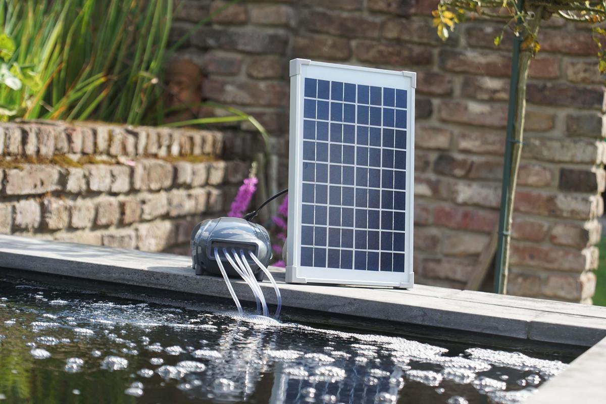 Ubbink Beluchtingspomp Voor Buiten Air Solar 600 1351375 - Blauw