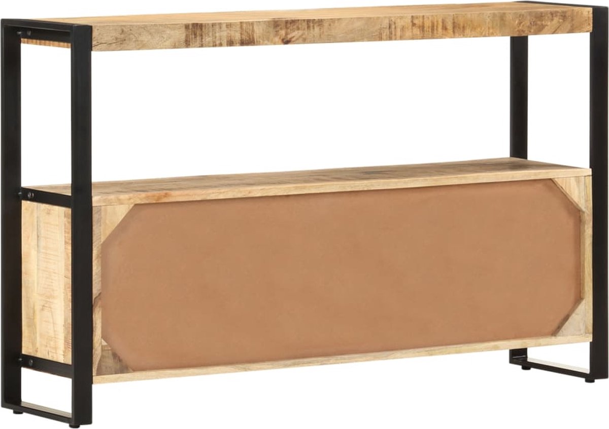 Vidaxl Bijzetkast 120x30x75 Cm Massief Mangohout - Bruin