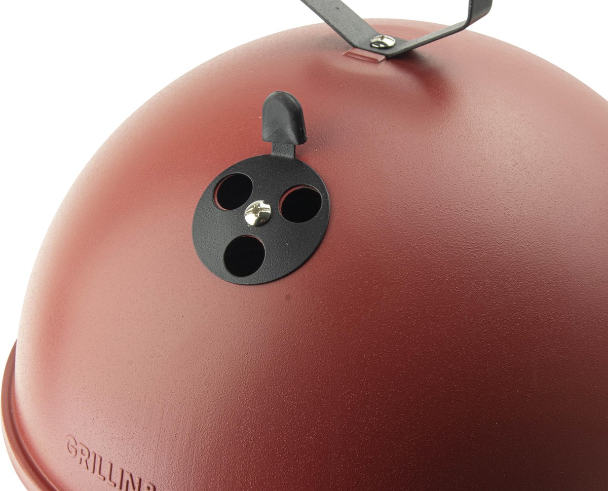 Gusta Bbq Bolvorm ø30,5cm - Grillin&apos;& Chillin&apos; - Rood