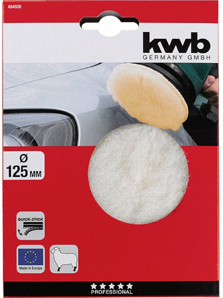 kwb Polijstvacht, Zelfhechtend 125mm