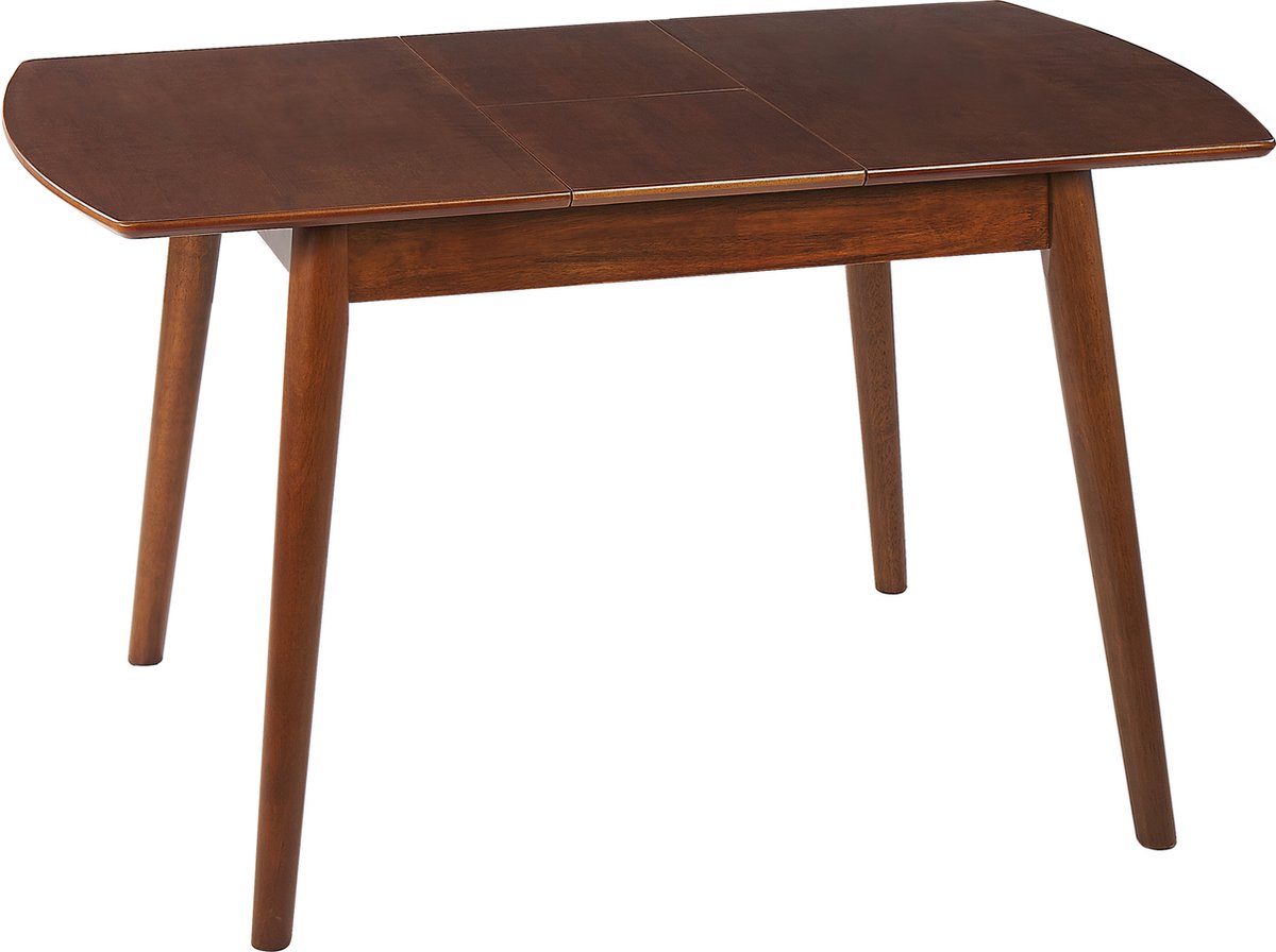 Beliani Toms - Verlengbare Tafel-donkere Houtkleur-mdf - Marrón