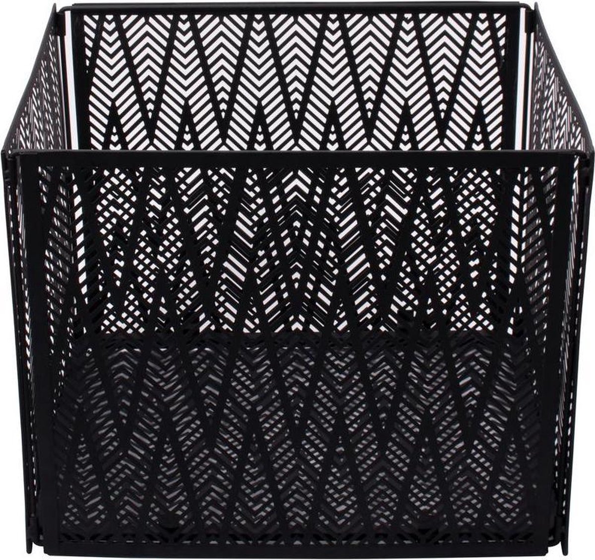 Gusta Vouwmand Metaal 26,5x32,5cm - Zwart