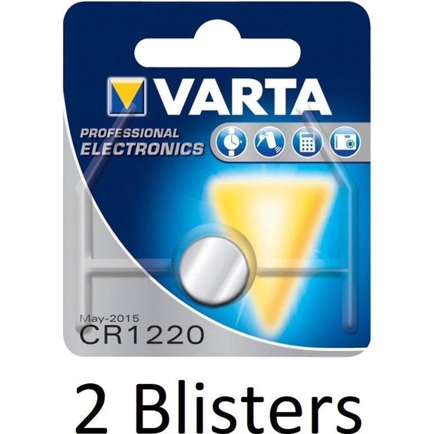 Varta 2 Stuks (2 Blisters A 1 St) Cr 1220 Wegwerpbatterij