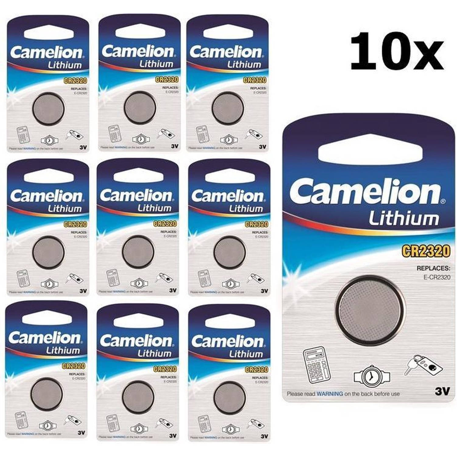 Camelion 10 Stuks Cr2320 Lithium Knoopcel Batterij