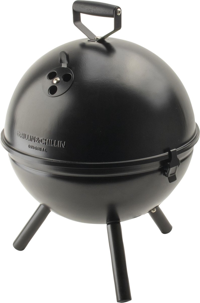 Gusta Bbq Bolvorm ø30,5cm - Grillin&apos;& Chillin&apos; - Zwart