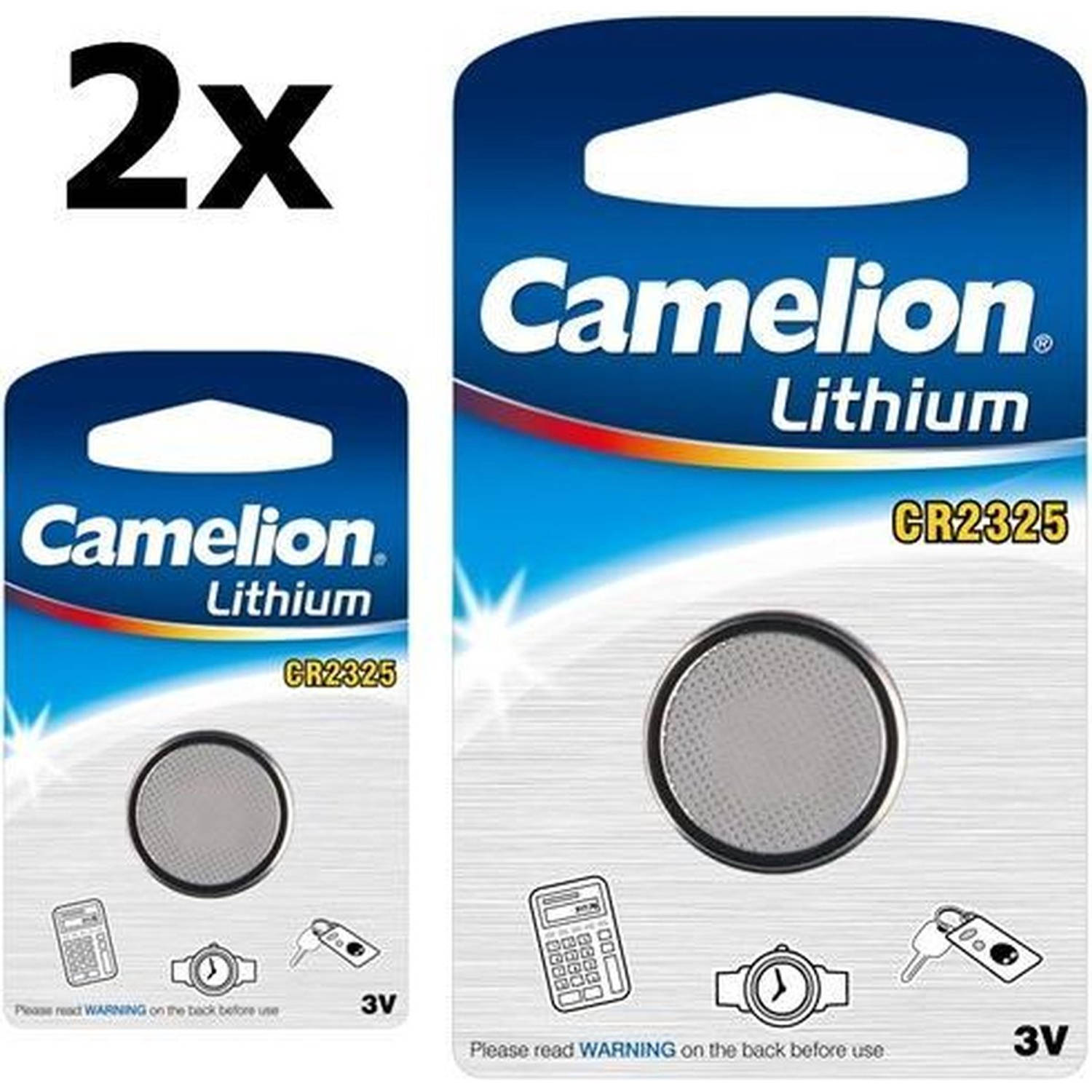 Camelion 2 Stuks Cr2325 3v Lithium Batterij