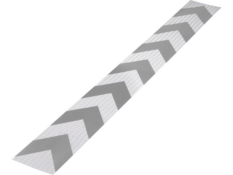 TOOLCRAFT RTS115/1000-SV 1563960 Reflectietape RTS Zilver, (l x b) 1 m x 115 mm 1 m - Grijs