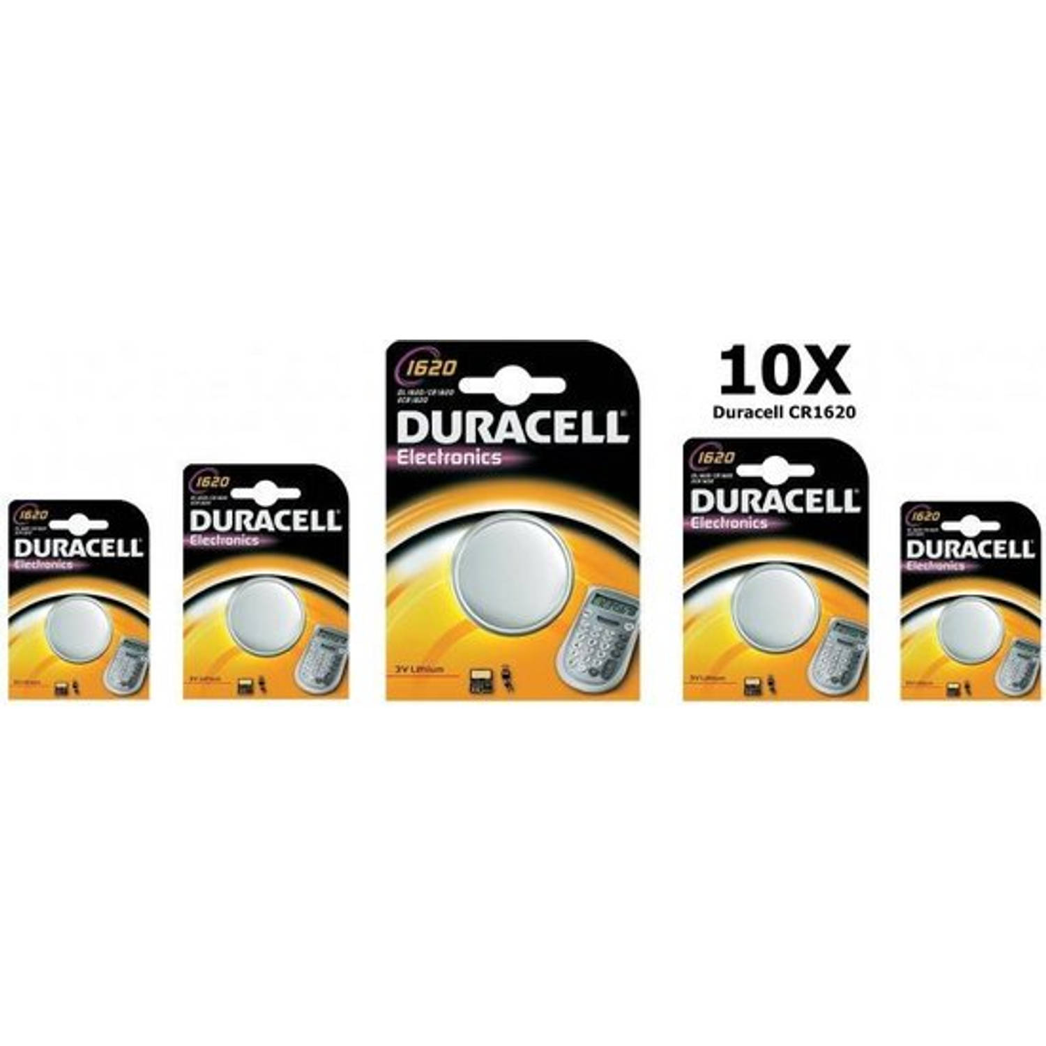 Duracell 10 Stuks - Cr1620 Lithium Batterij