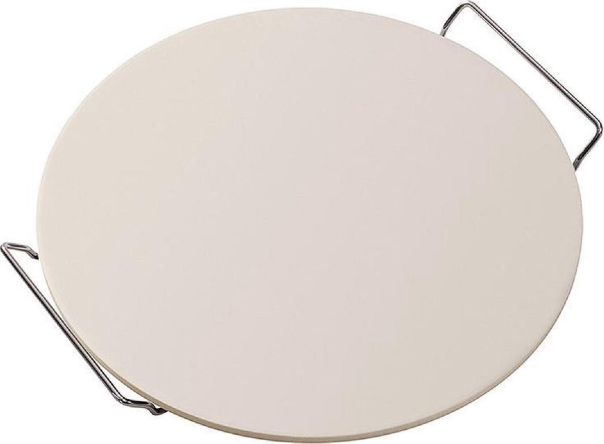 Maxxhome Pizzasteen Pizza Stone Rond Medium (33 Cm) - Beige