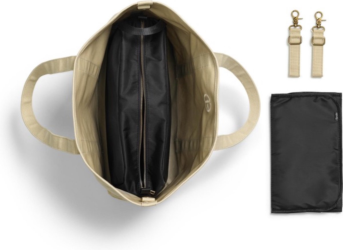 Elodie - Luiertas - Canvas Tote - Pure Khaki