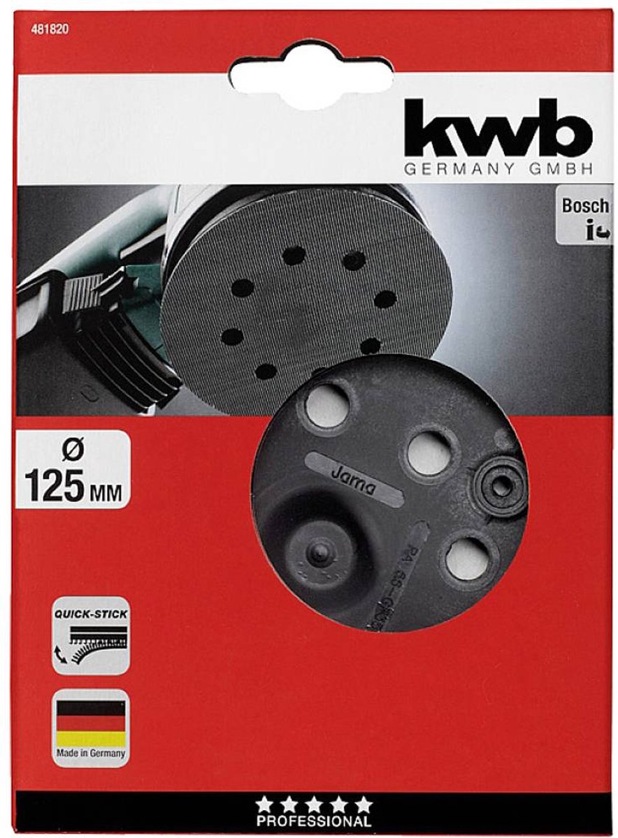 kwb Steunschijf Klit Bosch 125mm