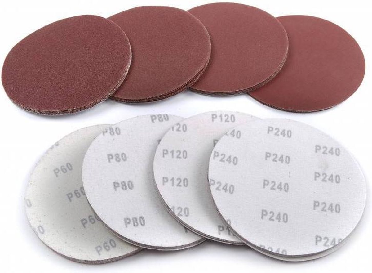 Silverline Schuurschijf 180mm K120 - 10 Stuks