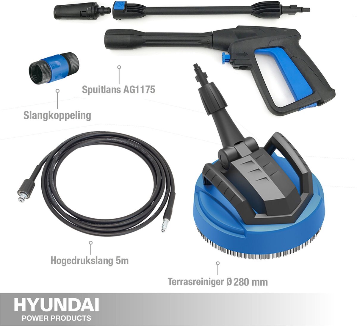 Hyundai Hogedrukreiniger Set 2200w 57511