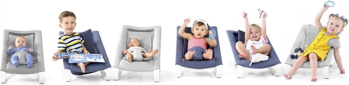 Bombol- Wipstoel-bamboo 3dknit - Blauw