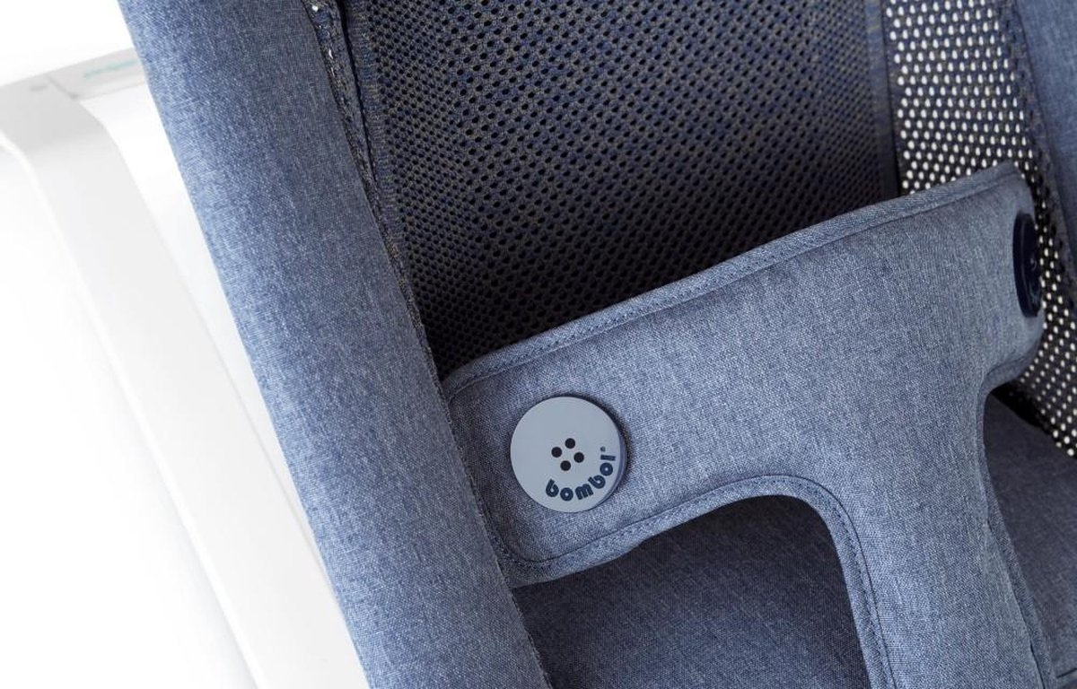 Bombol- Wipstoel-bamboo 3dknit - Blauw