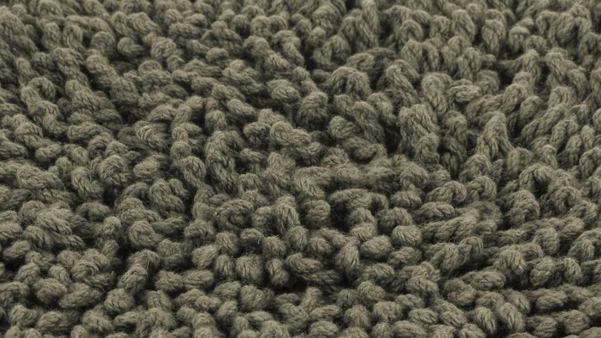 Heckett & Lane Fergana Badmat - Army Green 70x120cm - Groen