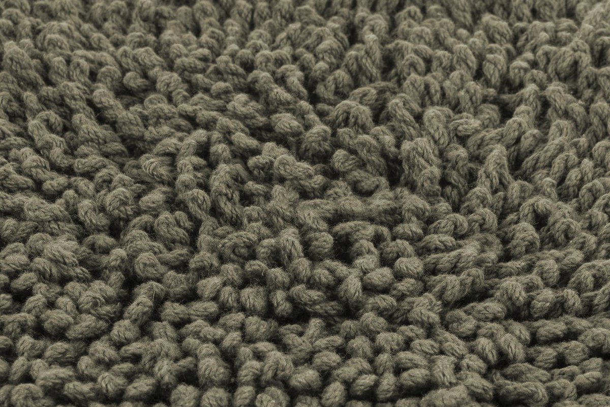 Heckett & Lane Fergana Badmat - Army Green 70x120cm - Groen