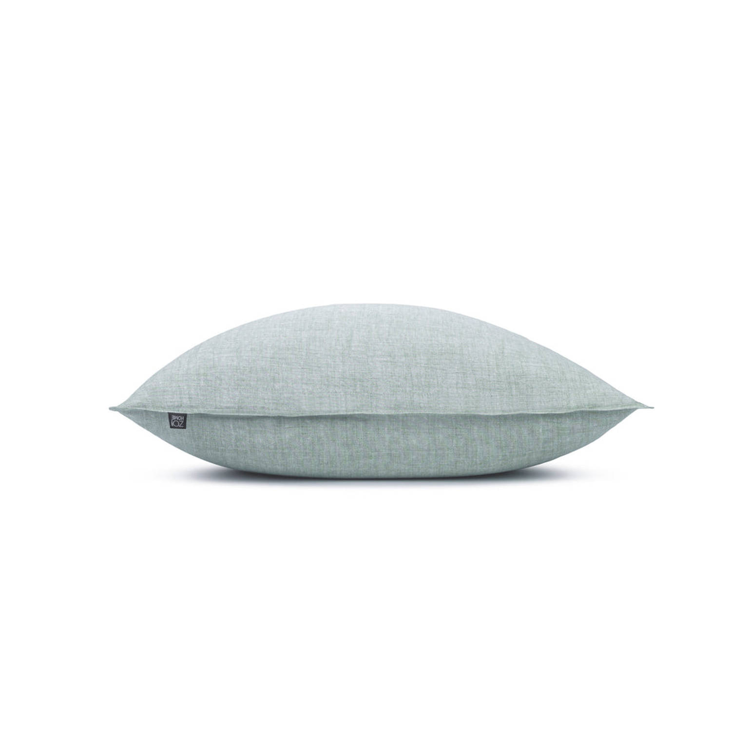 Zo Home Lino Kussensloop Linnen Look - Mint Green 60x70cm - Groen