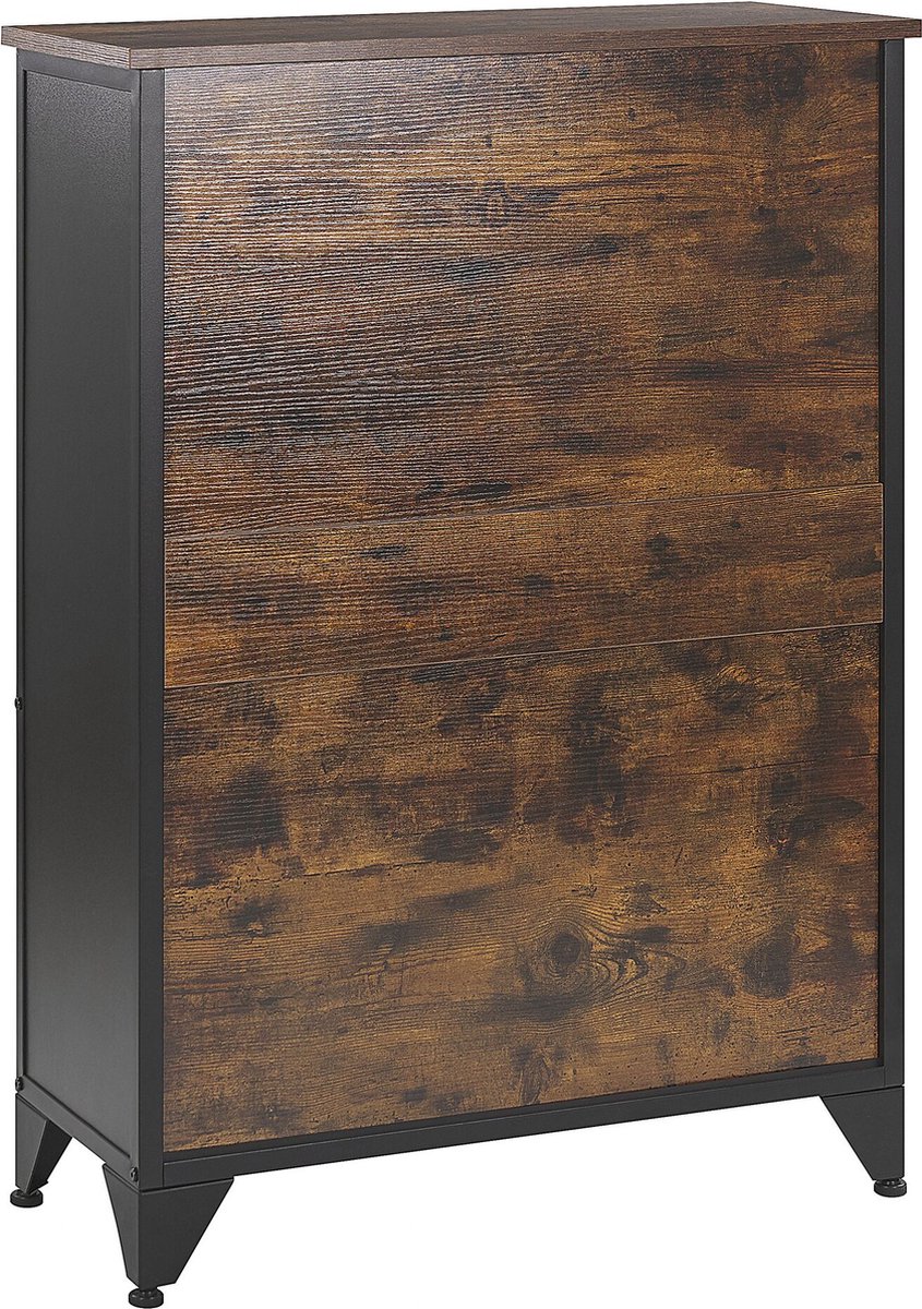 Beliani Vince - Sideboard--vezelplaat - Zwart