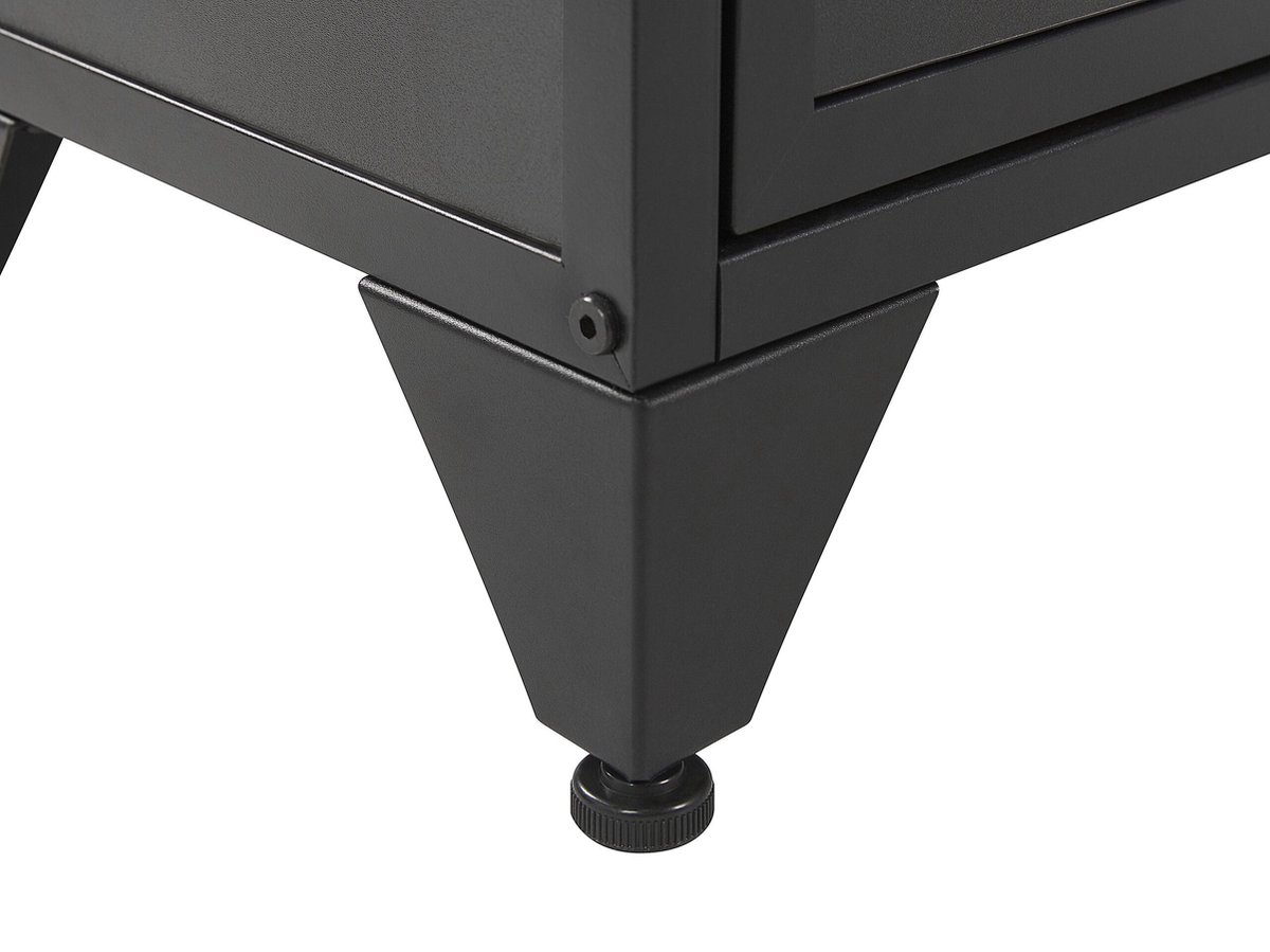 Beliani Vince - Sideboard--vezelplaat - Zwart