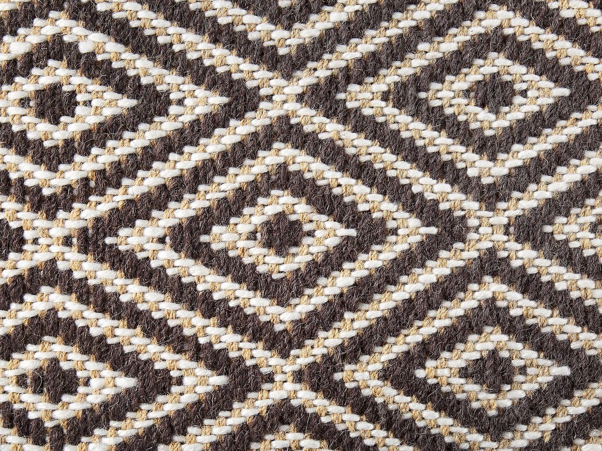 Beliani Manisa - Poef--wol - Bruin