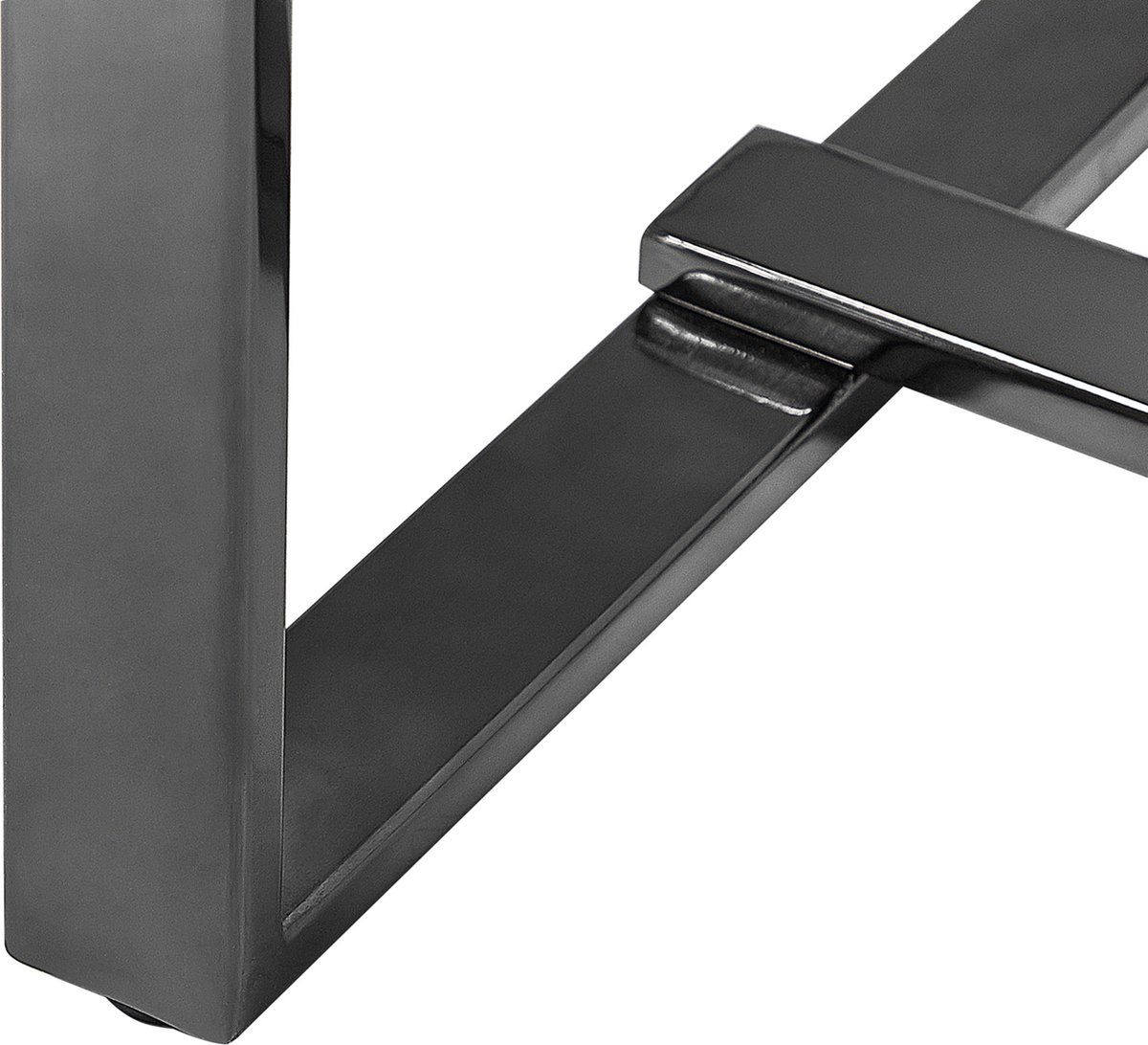 Beliani Plano - Consoletafel-wit-veiligheidsglas