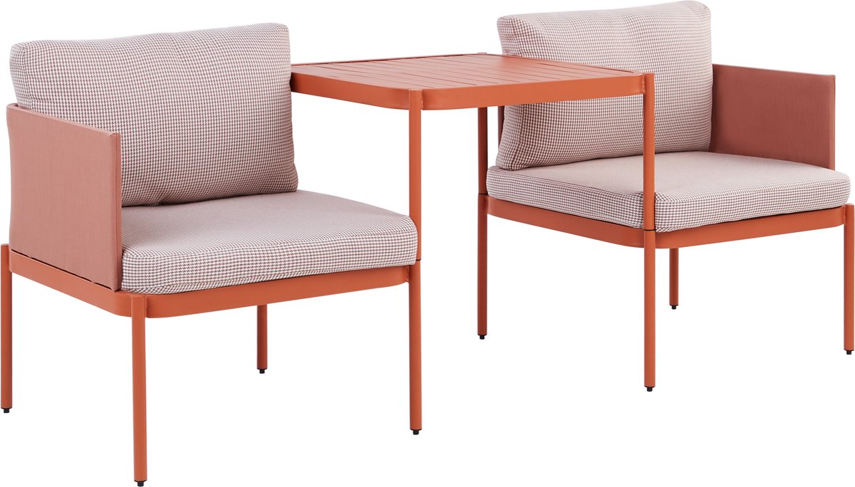 Beliani Terracina - Loungeset--aluminium - Oranje