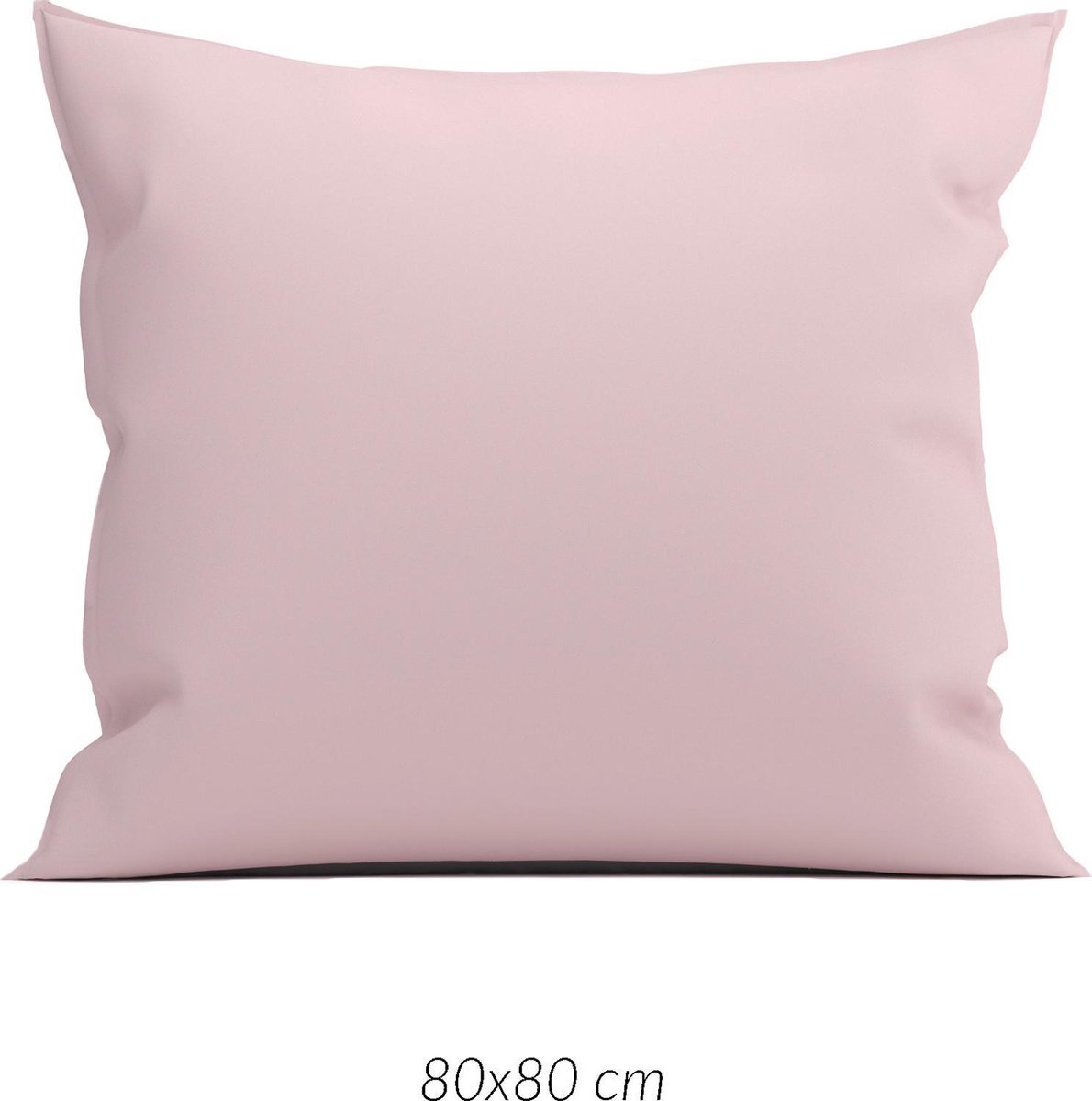 Zo Home Satinado Kussensloop Katoen Satijn - Shady Pink 80x80cm - Roze