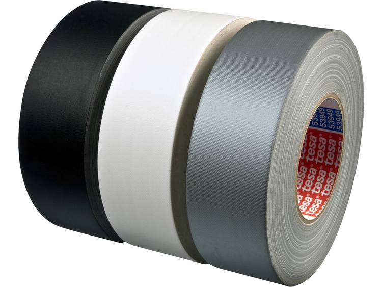 Tesa 53949-00005-02 53949-00005-02 Textieltape 53949 Zilver (l x b) 50 m x 50 mm 50 m