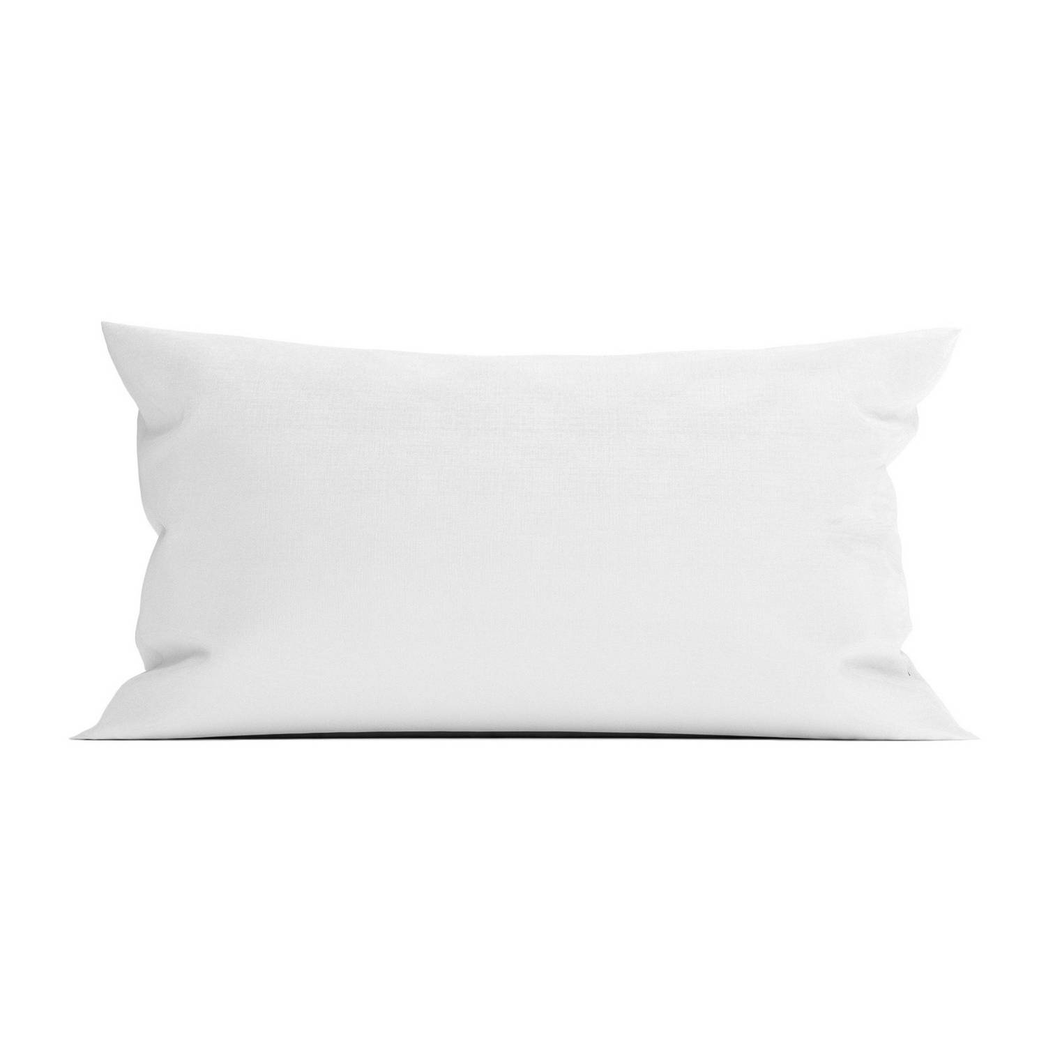 Heckett & Lane Elementi Kussensloop Katoen Satijn - White 40x80cm